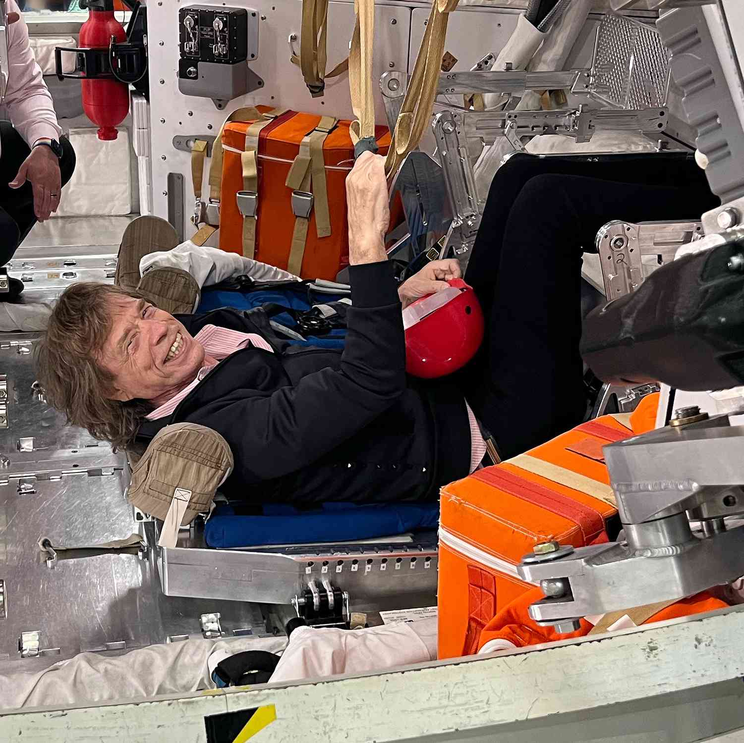 Mick Jagger stops by NASA Headquarters while in Houston for kick-off of The Rolling Stones out-of-this-world stadium tour