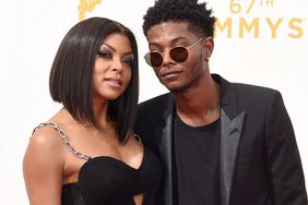 Taraji P. Henson (L) and son Marcel Henson arrive at the 67th Annual Primetime Emmy Awards at Microsoft Theater on September 20, 2015 in Los Angeles, California