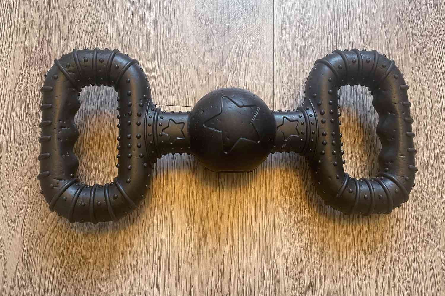 close-up of BiteKing Natural Rubber Dog Toy on floor 