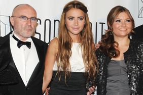 Phil Collins, Lily Collins, Joely Collins