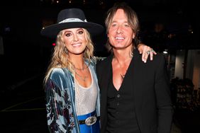 Lainey Wilson (left) and Keith Urban in Frisco, Texas on May 11, 2023