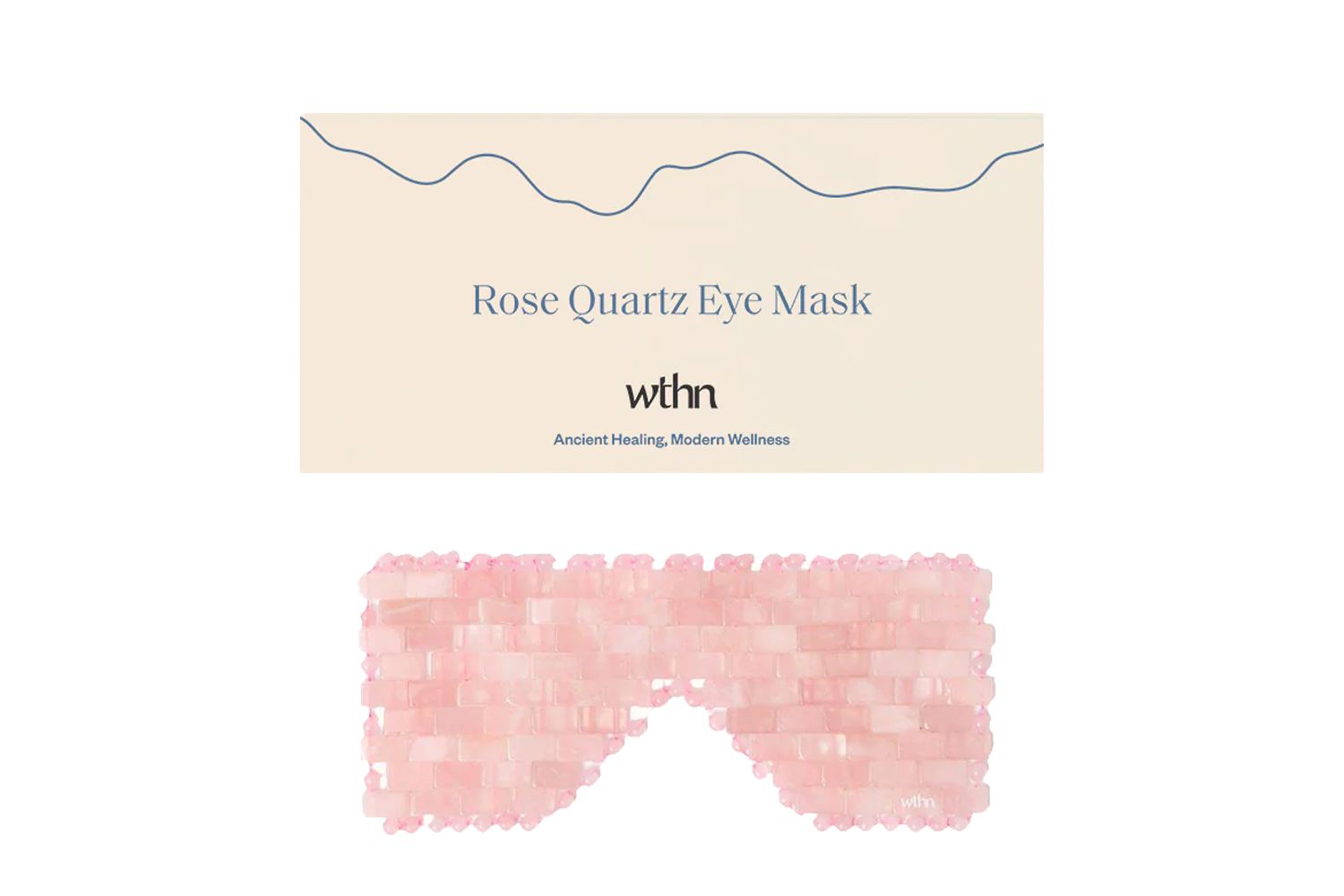 WTHN Rose Quartz Eye Mask