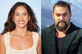 Actress Adria Arjona attends the premiere of "Los Frikis" during the 41st Miami Film Festival at Adrienne Arsht Center for the Performing Arts on April 06, 2024 in Miami, Florida.; Jason Momoa attends the "Aquaman" photocall on December 11, 2023 in London, England.