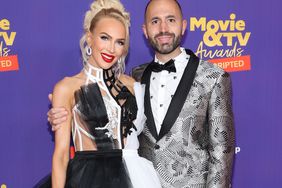 Christine Quinn and Christian Richard attend the 2021 MTV Movie & TV Awards