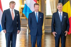 King Willem-Alexander of the Netherlands, Henri Grand Duke of Luxembourg and King Philip of Belgium attend the 60 years Benelux Council celebration at the Royal Palace on June 5, 2018 in Brussels, Belgium. 