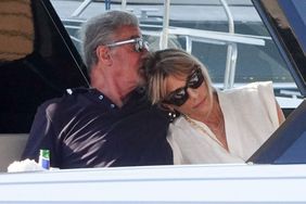 Sylvester Stallone and his wife Jennifer Flavin 