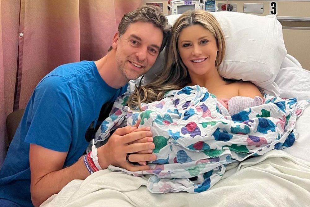 Pau Gasol and Wife Cat Welcome Their Second Baby, a Boy: 'Officially a Family of Four!'