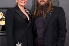 Morgane Stapleton and Chris Stapleton attend the 64th Annual GRAMMY Awards at MGM Grand Garden Arena on April 03, 2022 in Las Vegas, Nevada
