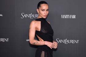  Zoe Kravitz attends the Saint Laurent x Vanity Fair x NBCUniversal dinner and party to celebrate Oppenheimer at a private residence