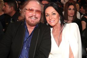 Barry Gibb and Linda Gray Gibb during The 59th GRAMMY Awards at STAPLES Center on February 12, 2017 in Los Angeles, California.