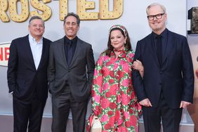LOS ANGELES, CALIFORNIA - APRIL 30: (L-R) Ted Sarandos, CEO & CCO, Netflix, Jerry Seinfeld, Melissa McCarthy and Jim Gaffigan attend the Los Angeles premiere of Netflix's "UNFROSTED" at The Egyptian Theatre Hollywood on April 30, 2024 in Los Angeles, California. 