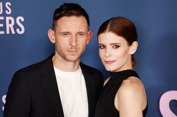 Kate Mara and Jamie Bell arrive for the Los Angeles special screening of "All of Us Strangers" on December 9, 2023. 