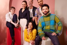 Sophia Lillis, Daisy Head, Chris Pine, Michelle Rodriguez, Rege-Jean Page and Justice Smith visit the IMDb Portrait Studio at SXSW 2023 on March 11, 2023 in Austin, Texas