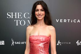 Anne Hathaway attends the "She Came To Me" New York Screening at Metrograph