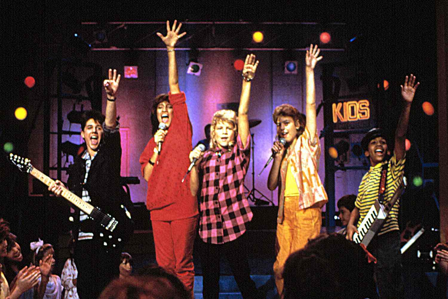 KIDS INCORPORATED, Ryan Lambert, Martika Marrero, Stacy Ferguson, Renee Sands, Rashaan Patterson, 1986, (c)MGM Television/courtesy Everett Collection