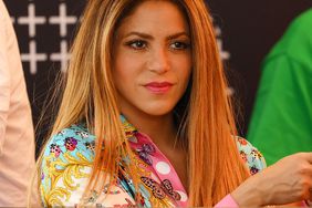 Shakira watches the action during the F1 Grand Prix of Spain