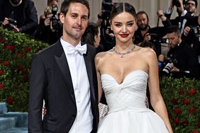 Evan Spiegel and Miranda Kerr attend The 2022 Met Gala Celebrating "In America: An Anthology of Fashion"