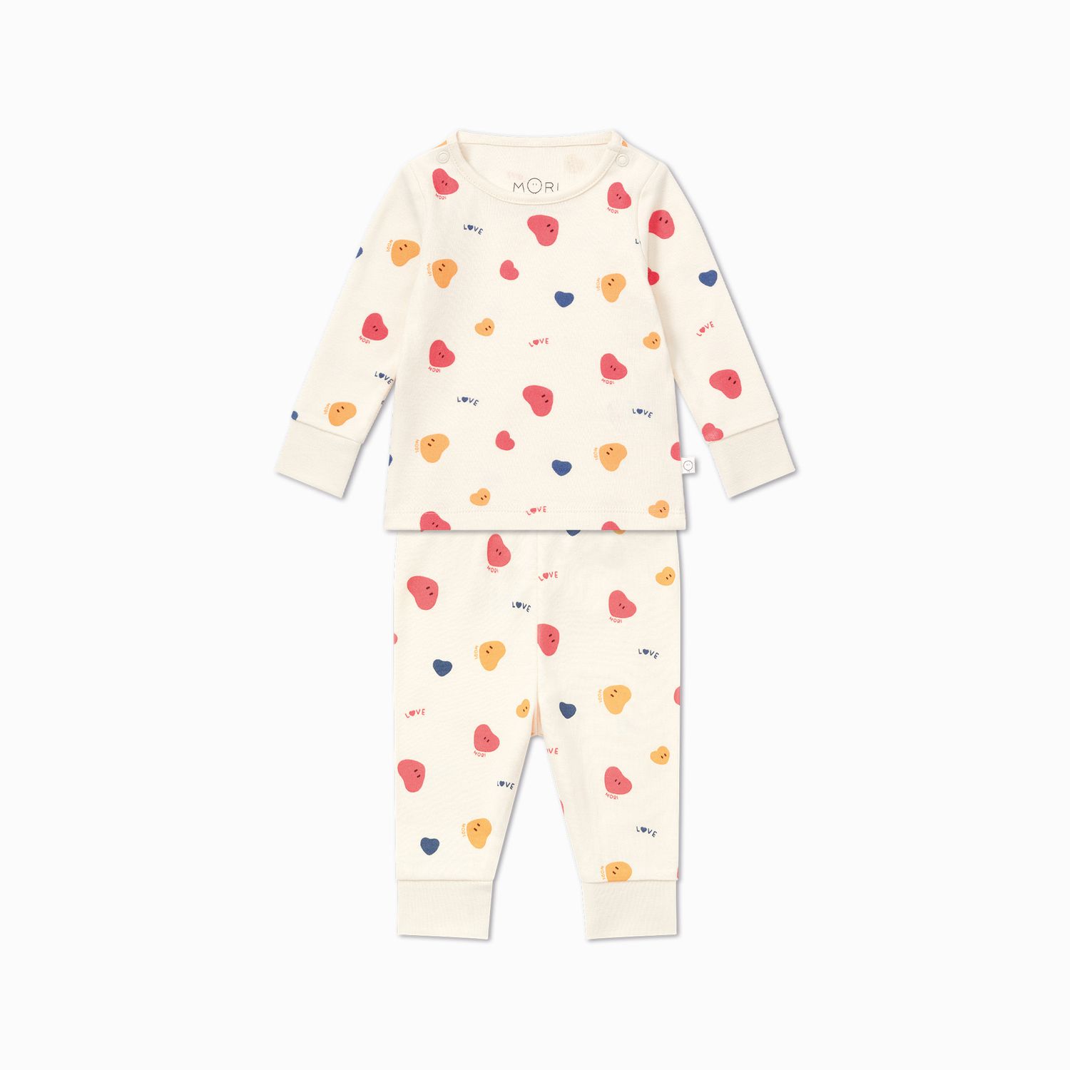 Mori Heart Print Pajama Set https://us.babymori.com/products/heart-print-pajama-set?variant=40388469620849