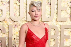 Florence Pugh attends the 81st Annual Golden Globe Awards