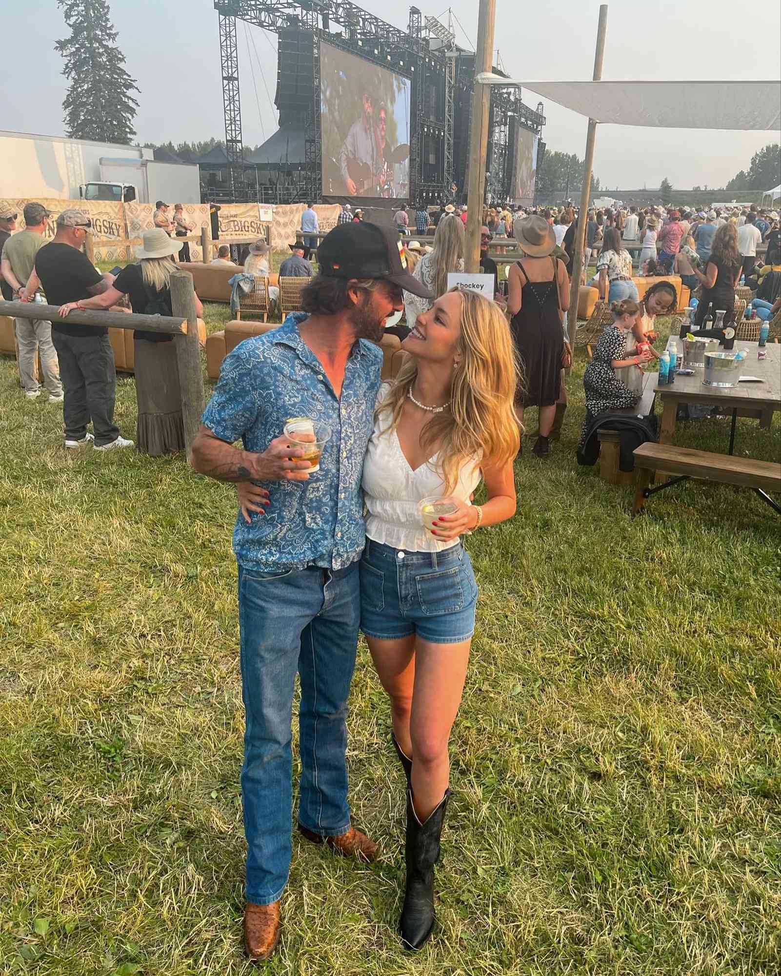 Ryan Bingham and Hassie Harrison at a Colter Wall concert.