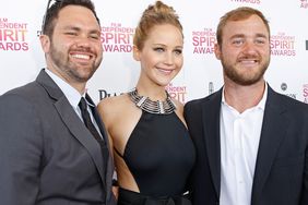 Jennifer Lawrence and her brothers, Ben and Blaine, at the 2013 Film Independent Spirit Awards