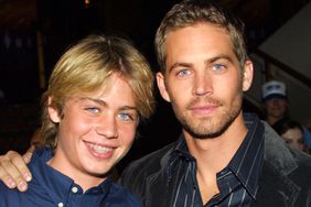 Cody Walker with his brother actor Paul Walker pose during the film premiere of "Timeline" at the Mann's National Theatre on November 19, 2003 in Westwood, California. 