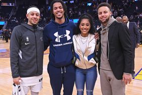 Seth Curry, Seth Curry, Sydel Curry, and Damion Lee on January 14, 2020
