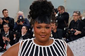 Lizzo attends the 2023 Costume Institute Benefit celebrating "Karl Lagerfeld: A Line of Beauty" at Metropolitan Museum of Art on May 01, 2023