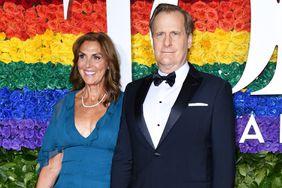 US actor Jeff Daniels and wife Kathleen Rosemary Treado attend the 73rd Annual Tony Awards at Radio City Music Hall on June 9, 2019 in New York City. 