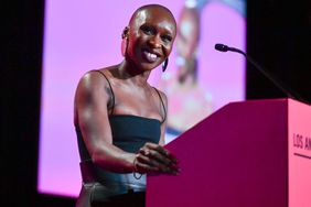 Cynthia Erivo on stage at The Los Angeles LGBT Center Gala held at Shrine Auditorium & Expo Hall