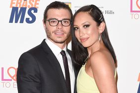 Matthew Lawrence and dancer Cheryl Burke arrive at the 25th Annual Race to Erase MS Gala at The Beverly Hilton Hotel on April 20, 2018 in Beverly Hills, California.