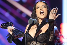HOLLYWOOD, CALIFORNIA - MARCH 27: Becky G accepts the Latin Pop/Reggaeton Song Of The Year award for “MAMIII” onstage during the 2023 iHeartRadio Music Awards at Dolby Theatre on March 27, 2023 in Hollywood, California.