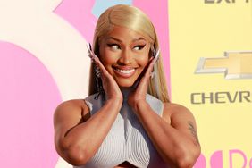 US rapper Nicki Minaj arrives for the world premiere of "Barbie" at the Shrine Auditorium in Los Angeles, on July 9, 2023