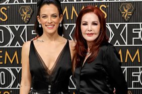 Riley Keough and Priscilla Presley attends the 75th Primetime Emmy Awards on January 15, 2024 in Los Angeles, California. 