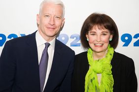 Anderson Cooper and Gloria Vanderbilt attend A Conversation With Anderson Cooper And Gloria Vanderbilt at 92Y on April 14, 2016 in New York City
