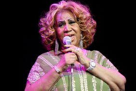 Aretha Franklin performs at Radio City Music Hall on February 18, 2012 in New York City