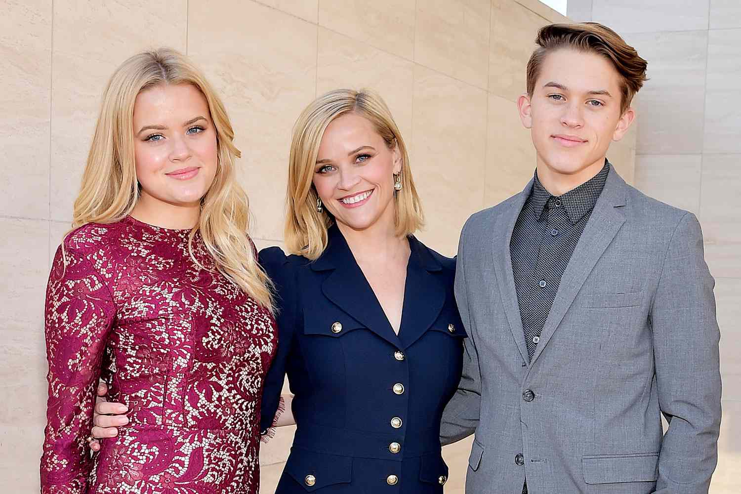 HOLLYWOOD, CALIFORNIA - DECEMBER 11: (l-R) Ava Elizabeth Phillippe, honoree Reese Witherspoon, and Deacon Reese Phillippe attend The Hollywood Reporter's Power 100 Women in Entertainment at Milk Studios on December 11, 2019 in Hollywood, California. (Photo by Stefanie Keenan/Getty Images for The Hollywood Reporter)