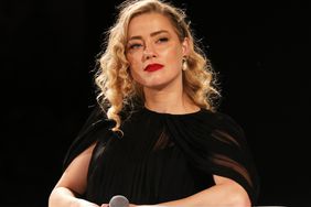 Amber Heard speaks on the stage during the 69th Taormina Film Festival
