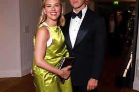 Scarlett Johansson and Colin Jost attends the Cannes Film Festival Air Mail /Warner Brothers Discovery Party
