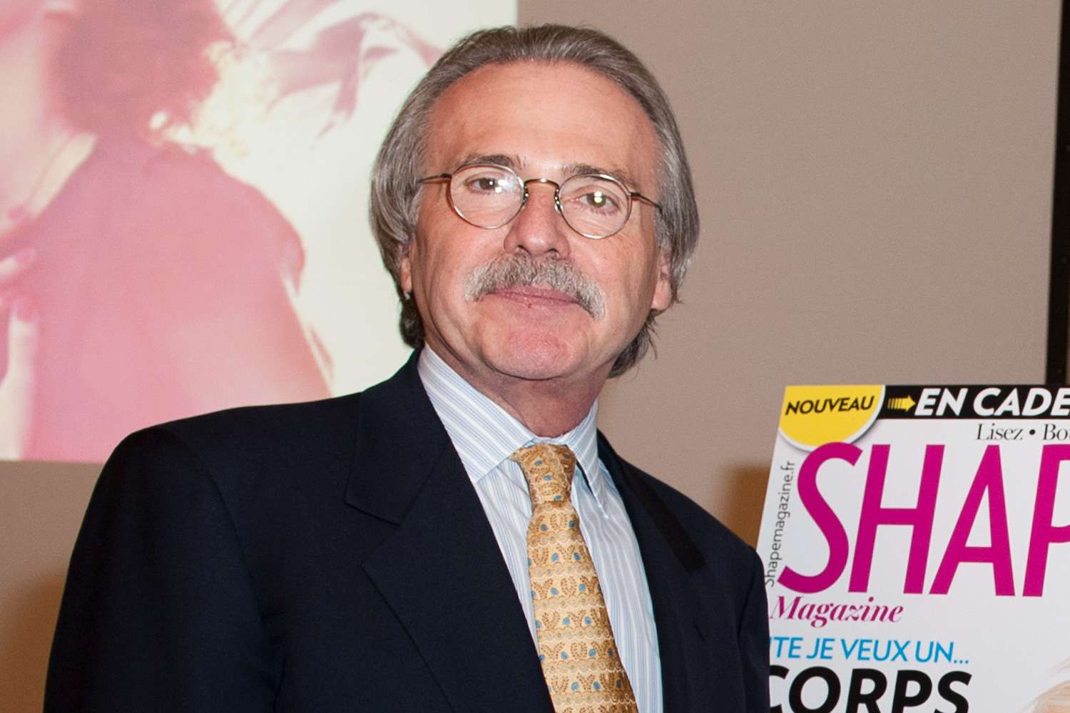 David Pecker the 'Shape France' Magazine cocktail launch at Hotel Talleyrand on January 19, 2012 in Paris, France