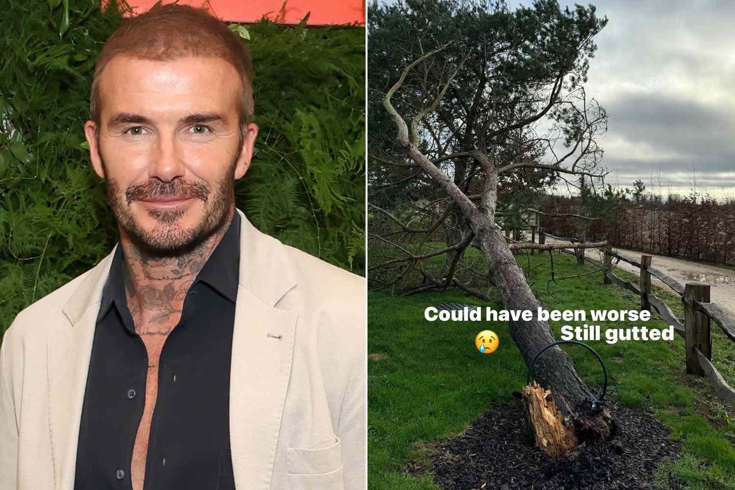 David Beckham âGuttedâ As He Reveals Damage Caused by U.K. Storm Henk at Family Home