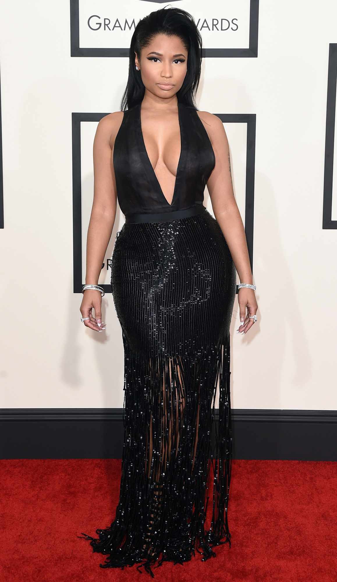 Nicki Minaj attends The 57th Annual GRAMMY Awards at the STAPLES Center on February 8, 2015 in Los Angeles, California