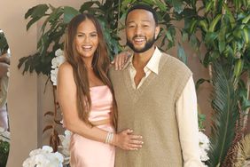 Chrissy Teigen and John Legend attend LOVED01 By John Legend Launches Pop-Up At at Westfield Century City