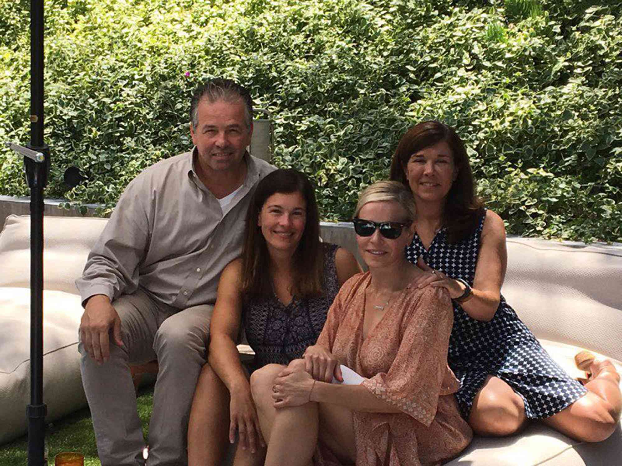 Chelsea Handler with her siblings, Shoshanna, Simone, and Glen.