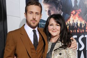 Ryan Gosling and mom Donna arrive at the Los Angeles premiere of "Gangster Squad" 