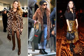 Celeb Animal Print Fashion Roundup: Blake Lively, Sandra Bullock Salma Hayek