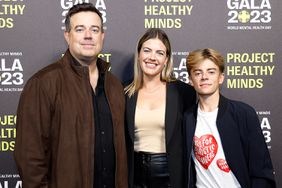 Carson Daly, Siri Pinter, and Jackson Daly attend Project Healthy Mind's World Mental Health Day Gala at Spring Studios on October 10, 2023 in New York City. 