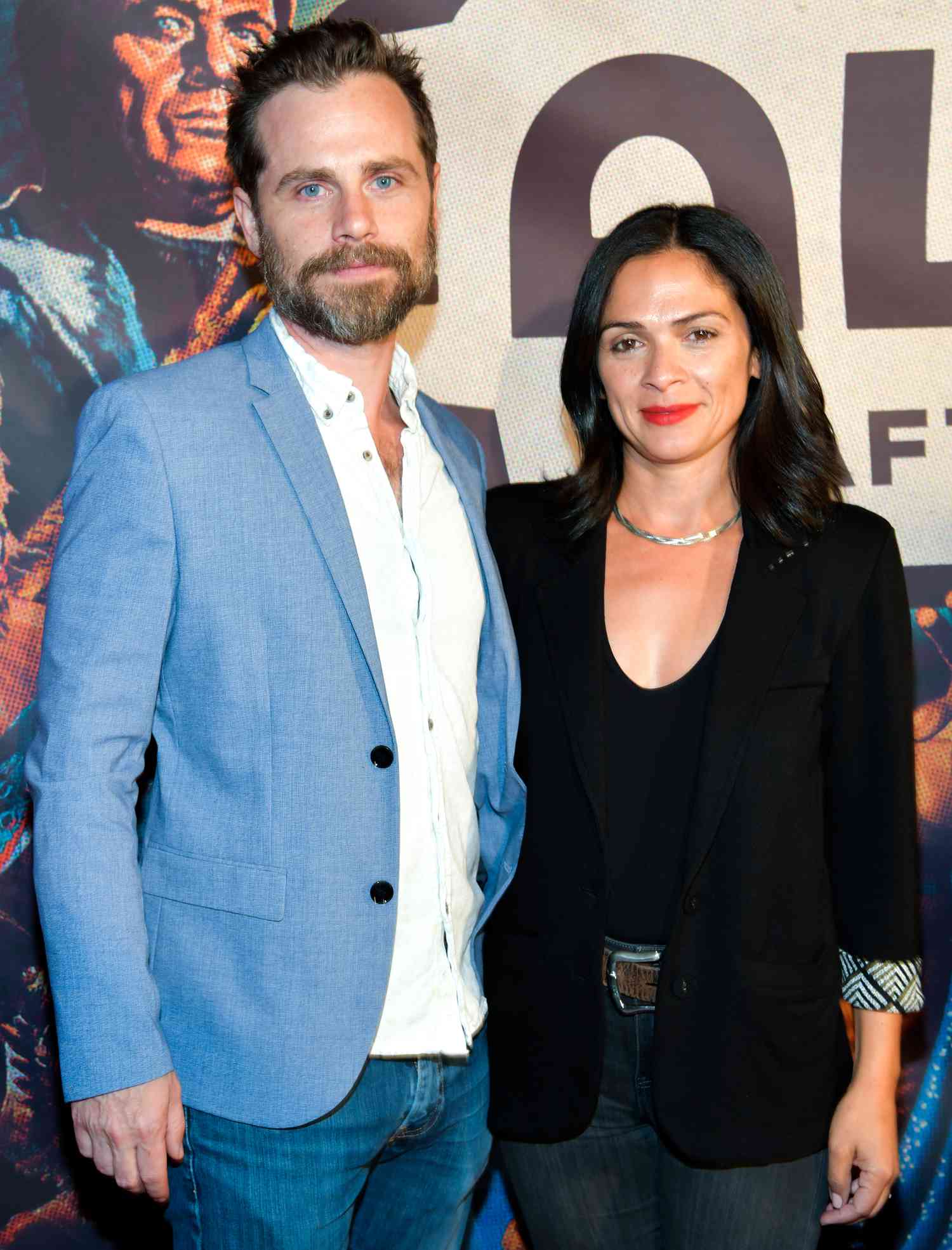 Rider Strong (L) and Alexandra Barreto attend the Alamo Drafthouse Los Angeles Big Bash Party at Alamo Drafthouse Cinema on August 08, 2019 in Los Angeles, California. 