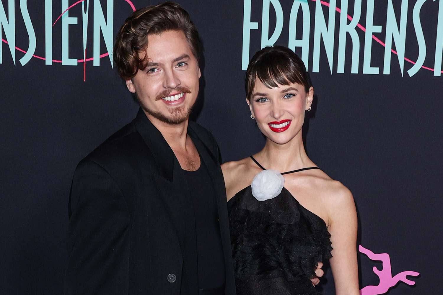 Cole Sprouse and girlfriend Ari Fournier arrive at the Los Angeles Special Screening Of Focus Features' 'Lisa Frankenstein' 