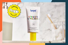 Supergoop Unseens Sunscreen with People Tested badge